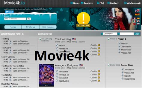 movie4k streaming  We let you watch movies online without having to register or paying, with over 10000 movies and TV-Series